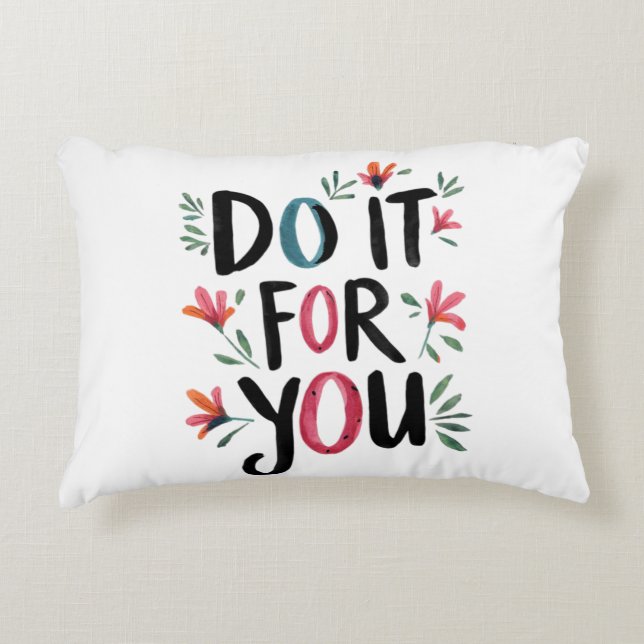 Mach es für dich dekokissen (Vorderseite)