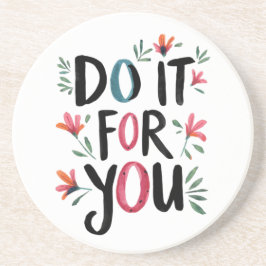 Mach es für dich getränkeuntersetzer