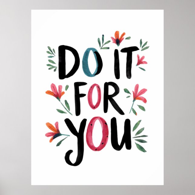 Mach es für dich poster (Vorne)