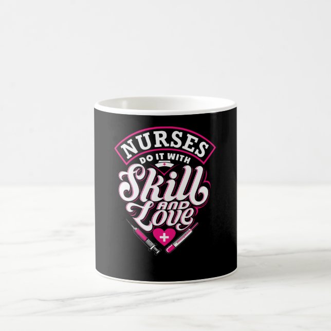 Mach es mit Geschick und Liebe Kaffeetasse (Mittel)