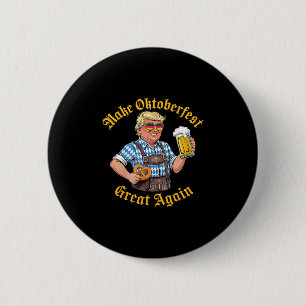 Mach es wieder großartig Lustiger Trump Deutsches Button