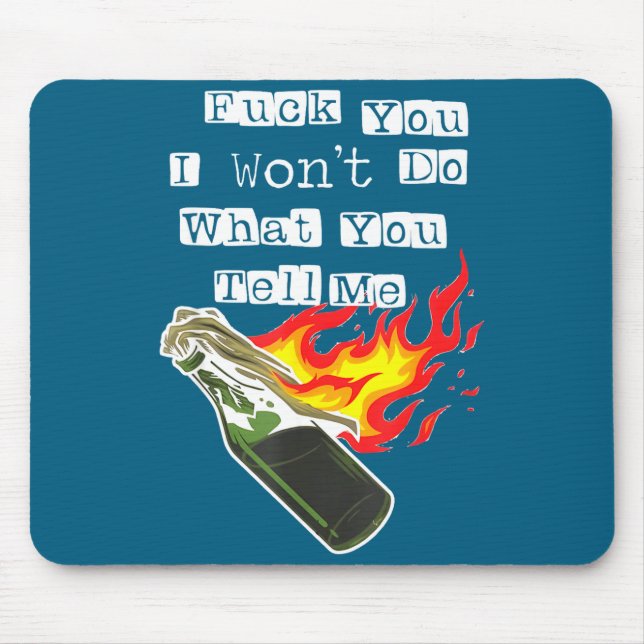 Mach Fck Was Sag Nicht Mousepad (Vorne)