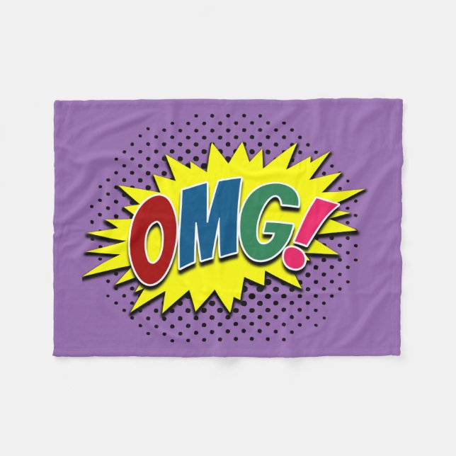 MACH! FLEECEDECKE (Vorderseite (Horizontal))