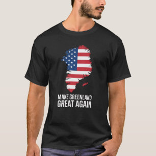 Mach Grönland wieder großartig Lustiger politische T-Shirt