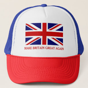 Mach Großbritannien wieder groß Union Jack Trucker Truckerkappe