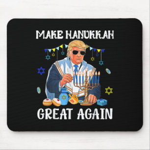 Mach Hanukkah wieder großartig jüdisch Hässlicher Mousepad