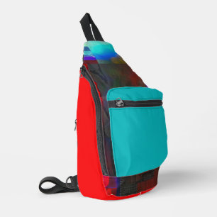 Mach mehr auf Digitaler Kunst Glitch Electric Star Crossbody Bag