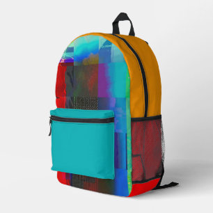 Mach mehr auf elektrischem Sternenlicht-Glitch Dig Bedruckter Rucksack