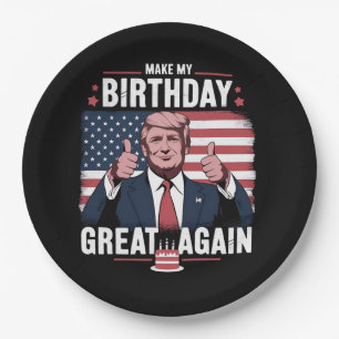 Mach meinen Geburtstag wieder großartig, lustiger Pappteller