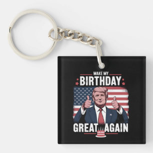 Mach meinen Geburtstag wieder großartig, lustiger  Schlüsselanhänger