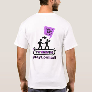 MACH MICH BERÜHMT Social Media Zweiseitiges Unisex T-Shirt
