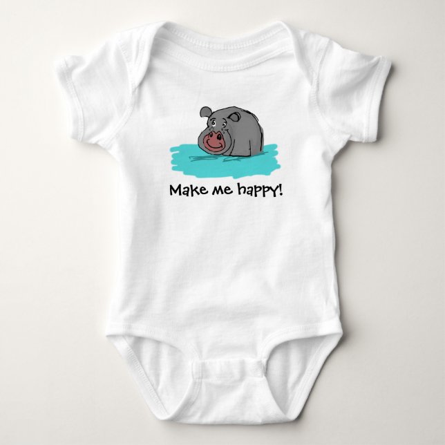 Mach mich glücklich baby strampler (Vorderseite)