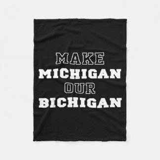 Mach Michigan zu unserem Bichigan Fleecedecke