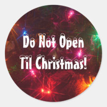 Mach nicht bis Weihnachtslicht auf!