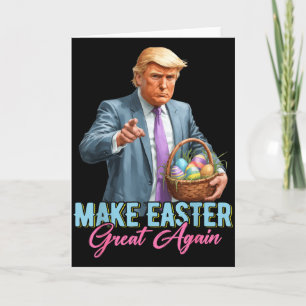 Mach Ostern wieder großartig Lustiger Trump Frühli Karte