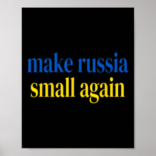 Mach Russland wieder klein Ruhm der Ukraine Slava  Poster