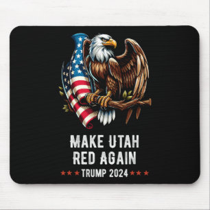 Mach Utah wieder rot Adler Republikaner Trump Mousepad
