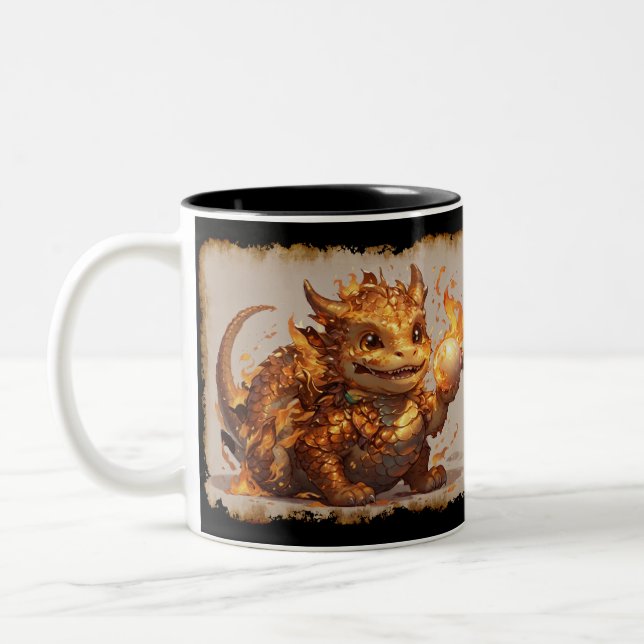 Macha Will zu spielen Zweifarbige Tasse (Links)