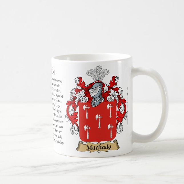 Machado, der Ursprung, die Bedeutung und das Kaffeetasse (Rechts)