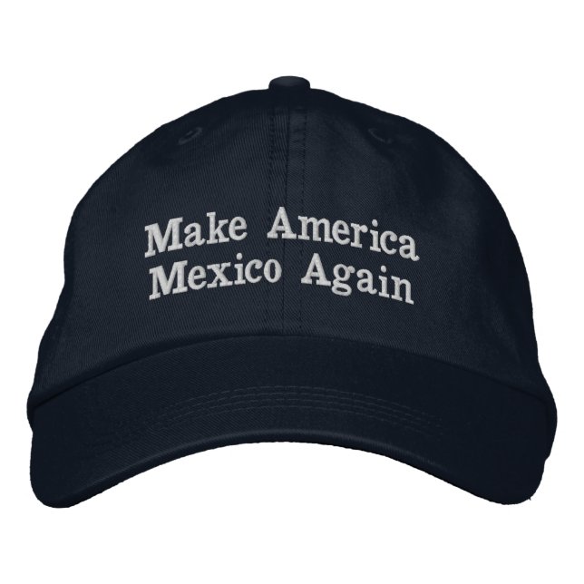 Mache Amerika wieder zu Mexiko Bestickte Baseballkappe (Vorderseite)