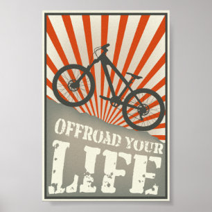 Mache dein Leben zum Offroad-Abenteuer Poster