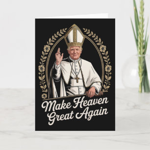 Mache den Himmel wieder groß Donald Trump als neue Karte
