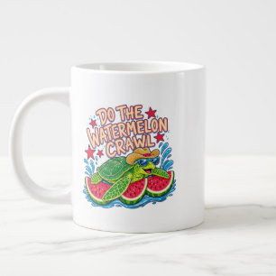 Mache den Wassermelonen-Crawl, Wassermelonen-Crawl Jumbo-Tasse