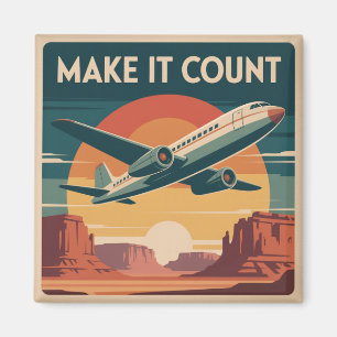 Mache es zählen magnet