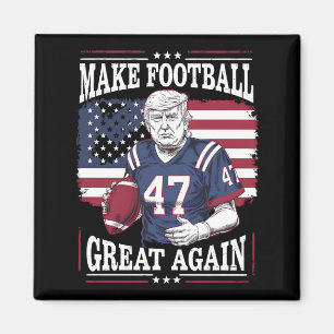 Mache Football wieder groß, wieder vintage USA-Fla Magnet