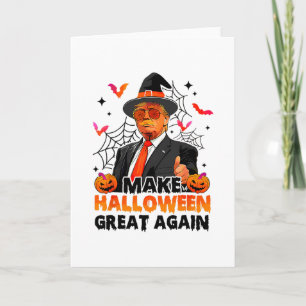 Mache Halloween wieder großartig, lustiger Trump, Karte