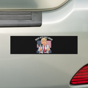 Mache Haustiere wieder sicher. Rette unsere Hausti Autoaufkleber