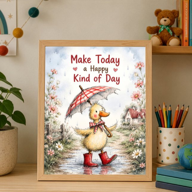 Mache heute einen glücklichen Tag Poster (Von Creator hochgeladen)