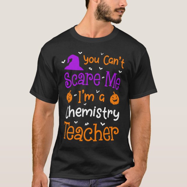 Mache mir kein Chemie-Lehrer Halloween T-Shirt (Vorderseite)