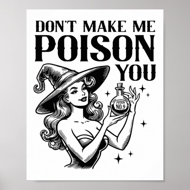 Mache mir kein Gift, dass du zu Halloween-Party-Co Poster (Vorne)