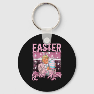 Mache Ostern wieder groß Trump Bunny Spring H Schlüsselanhänger