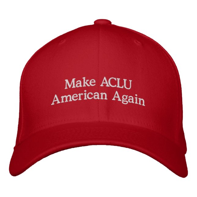 Machen Sie ACLU Amerikaner wieder Bestickte Baseballkappe (Vorderseite)