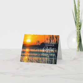 Machen Sie alles, was Sonnenuntergang und Schilf Karte