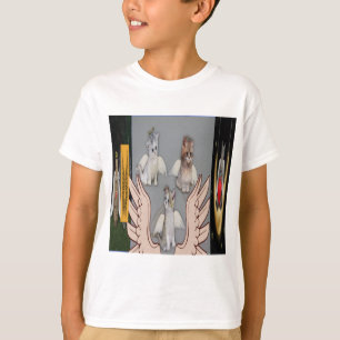 machen Sie als Katze und Engel zum Ziel T-Shirt