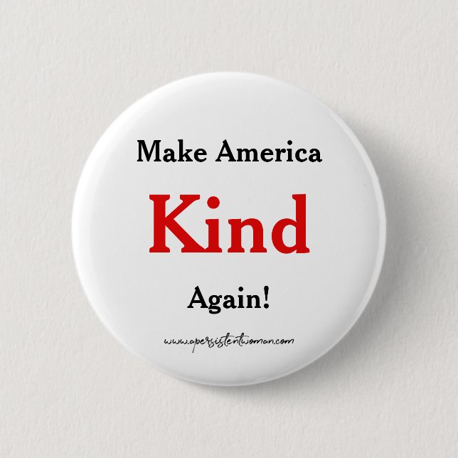 Machen Sie Amerika-ART wieder. Anti-Trumpf Button (Vorderseite)