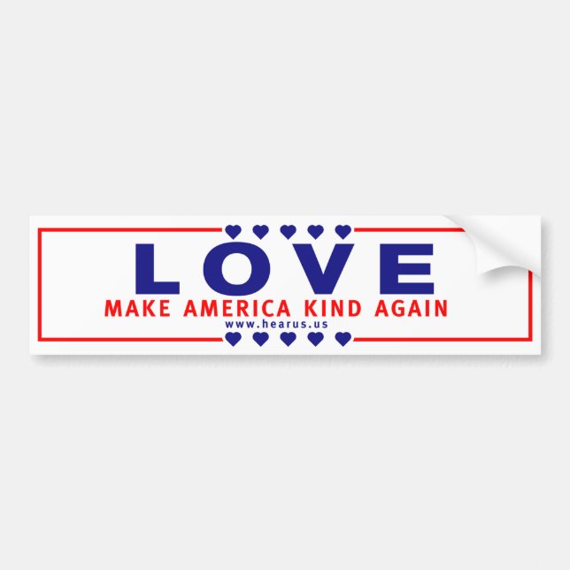 Machen Sie Amerika-Arten-wieder Autoaufkleber (Vorne)