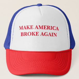"Machen Sie Amerika brach wieder" den Hut des Truckerkappe
