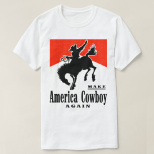 Machen Sie Amerika Cowboy wieder Shirt