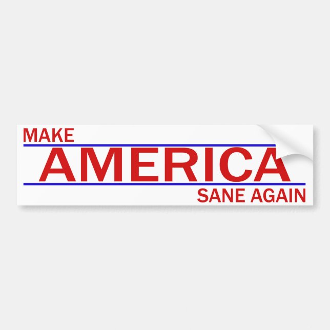 Machen Sie Amerika gesunden wieder Autoaufkleber (Vorne)