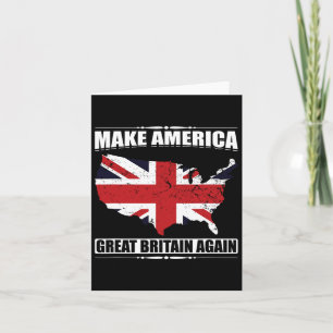 Machen Sie Amerika Großbritannien wieder zu US-Kar Karte