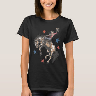 Machen Sie Amerika Western Cowboy wieder Retro 4. T-Shirt