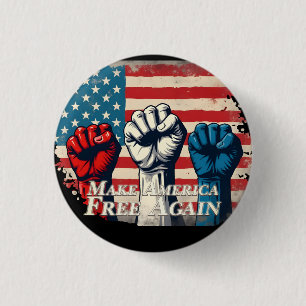 Machen Sie Amerika wieder frei von Kunstwerken Button