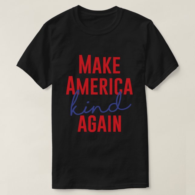 Machen Sie Amerika wieder freundlich Sticker.png T-Shirt (Design vorne)