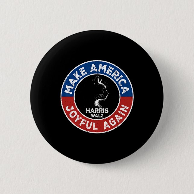 Machen Sie Amerika wieder glücklich Harris Wall 20 Button (Vorderseite)