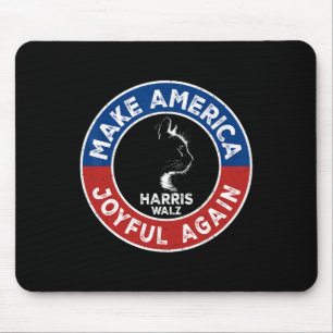 Machen Sie Amerika wieder glücklich Harris Wall 20 Mousepad