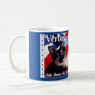 Machen Sie Amerika wieder Niedlich! Vote Veronica  Kaffeetasse